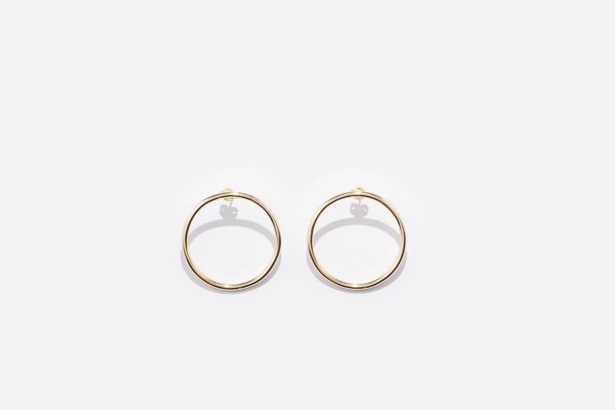 Pendientes de aro de la colección Berlín